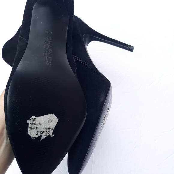 Charles David Suede Leather Delicious Booties - Picture 8 of 8